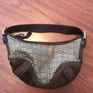 Brown Coach Mini Purse 5/$25